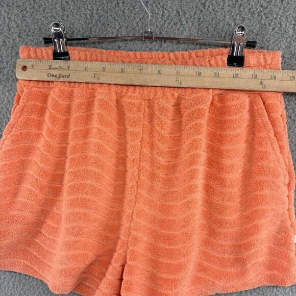ARAMINTA JAMES Terry Wave Shirt & Shorts Set in Orange size small - Picture 8 of 16